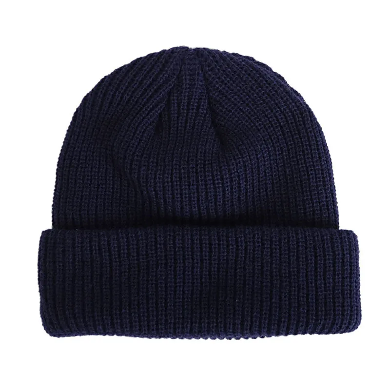 2021 Beanies Knitted Hats Solid Color Caps for Autumn Winter Men Short Head Cap Outdoor Warm Melon Cap Street Head Cap Women Hat skullies beanie Skullies & Beanies