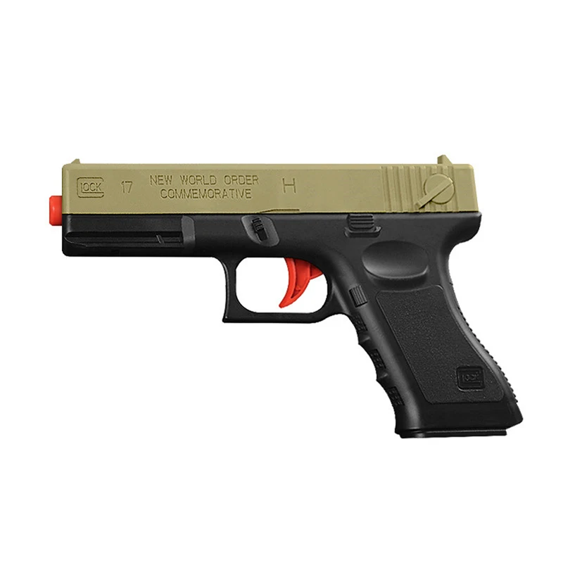 2 шт. пластиковый гелевый пистолет шарик Glock 17 1911 водяные пули игрушки для