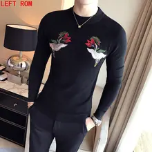 Printed Pullover Men Brand Sweater Men Cashmere Clothing Striped Long Sleeve Mens Sweaters Wool Pull Homme Fashion Man
