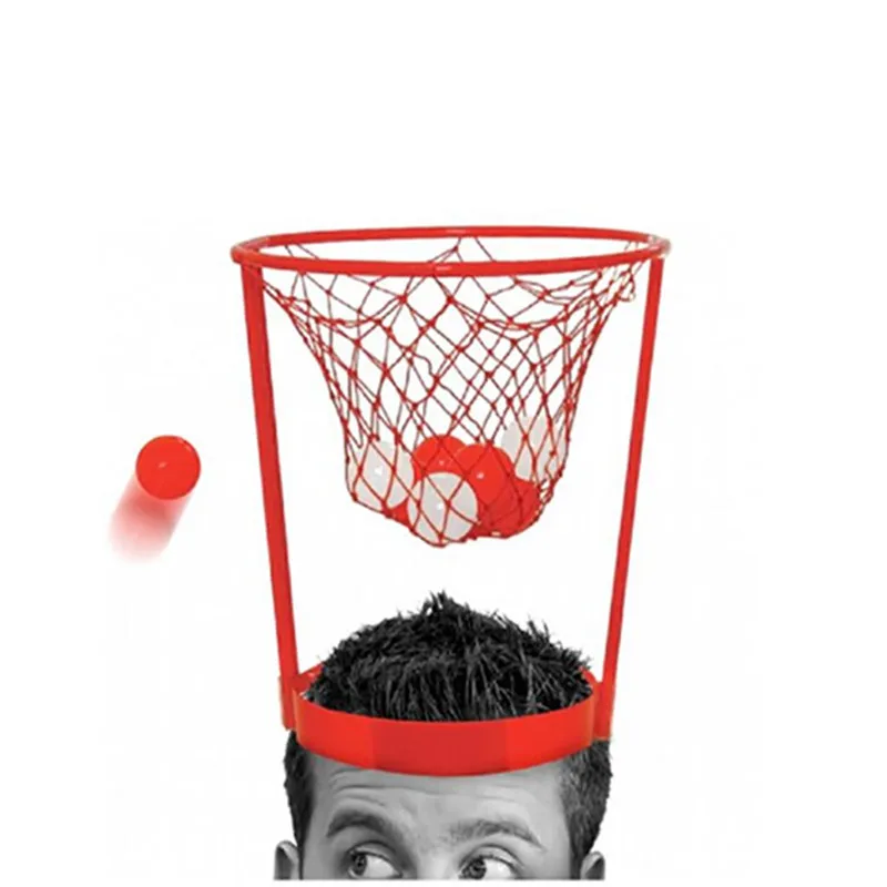 Голова баскетбольный обруч игра круг выстрел пластиковая корзина родитель-ребенок интерактивные игрушки Hat Fun
