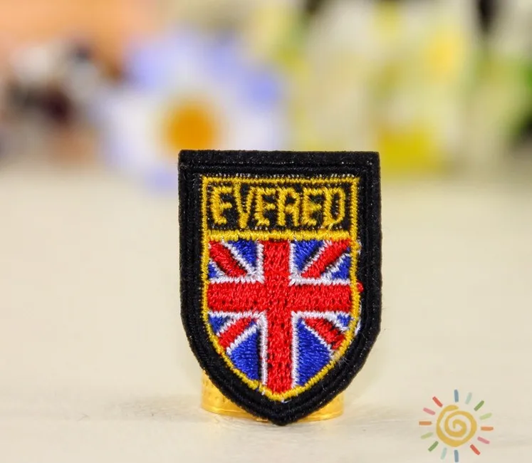 20 pcs/Lot Wholesale Embroidered United Kingdom Flag #2 Iron On Sew Patch Applique Badge DIY Accessory | Дом и сад
