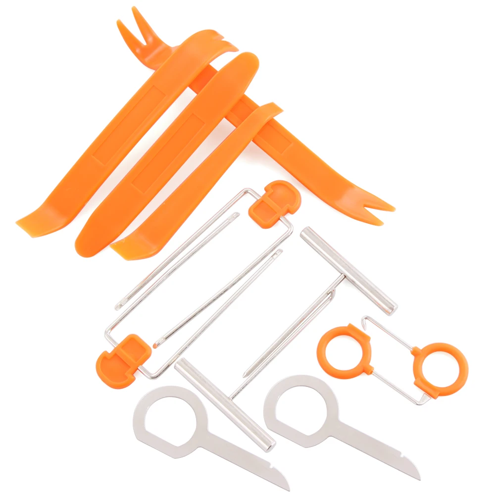 

12Pcs Car Panel Pry Tool Styling For Audi A3 A4 B6 B8 B7 B5 A6 C5 C6 Q5 A5 Q7 TT A1 S3 S4 S5 S6 S8 Accessories