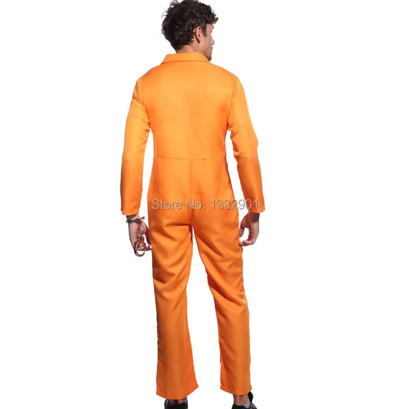 Orange PRISONER JUMPSUIT BOILER SUIT 