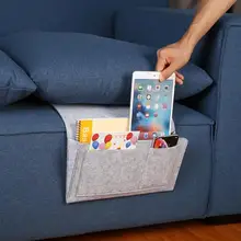 Войлочная кровать Caddy прикроватная карманная сумка для хранения дивана и стола органайзер для телевизора с пультом дистанционного управления, сумки для хранения для дома и спальни