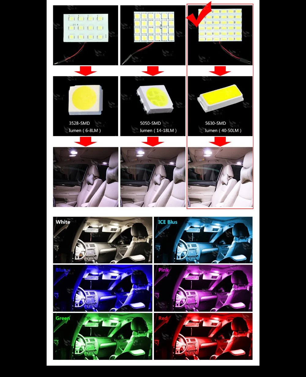 4 個 36 Smdピュアホワイトライトパネルt10 5630 Ba9s花綱ドーム 36 のledインテリア球根ランプ Lamp Led Lamp Lamplamp T10 Aliexpress