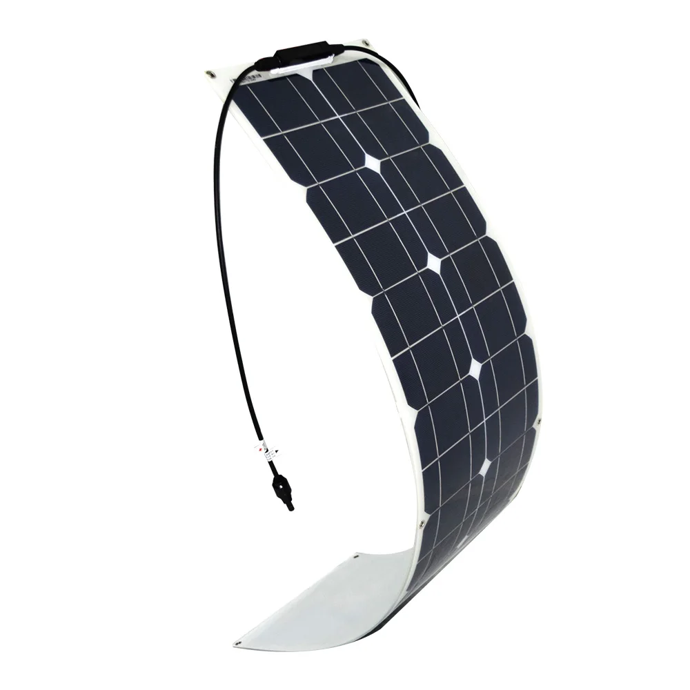 XINPUGUANG солнечная батарея Гибкая солнечная панель 50 Вт 12 В для рыбалки, лодки, каюты, кемпинга, автомобиля, высокое качество, гибкая панель s Cell, Китай