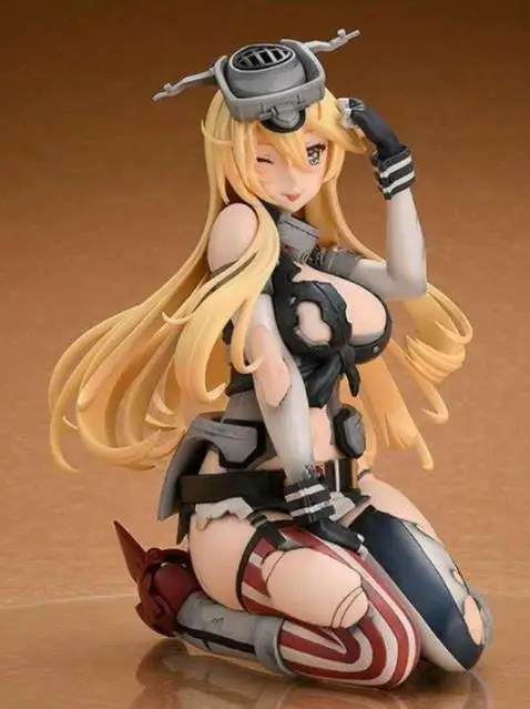 

Anime Kantai Collection Iowa Sexy Action Figure PVC Collection Model Toy Doll Gift With Box 13CM