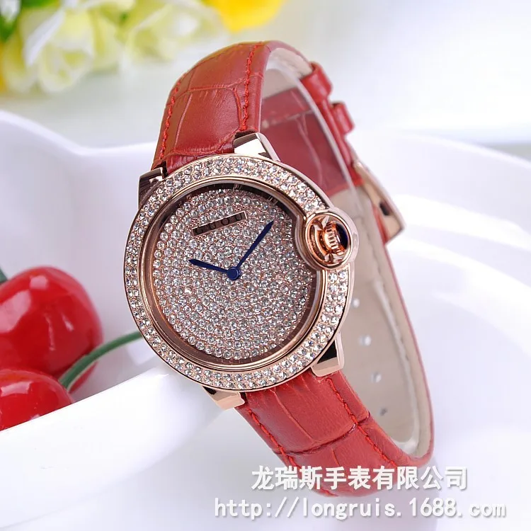 Женские кварцевые часы с ремешком из натуральной кожи циферблатом|wristwatch
