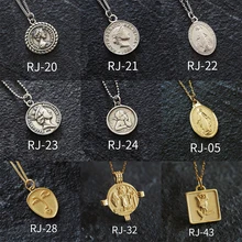 925 Silver Coin Necklace Choker Kolye Gold Pendant Charm Minimalism Jewelry Vintage Boho Bijoux Femme Collier Necklace Women 925 Silver Coin Necklace Choker Kolye Gold Pendant Charm Minimalism Jewelry Vintage Boho Bijoux Femme Collier Necklace Women