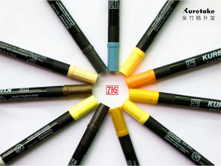 kurecolor brush markers