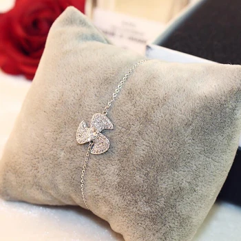 

Geometric Bracelet Silver Lucky Rotatable Windmill Lovely Charm Bracelets for Women Children Adjustable Chain Crystal Bracelet