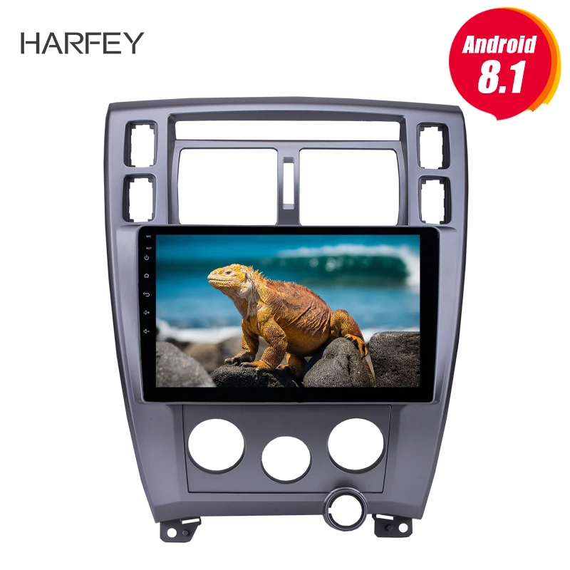 

Harfey 10.1 inch Car Radio Head Unit Android 8.1 For 2006-2013 Hyundai Tucson LHD Multimedia Player GPS Navigation With AUX DAB+