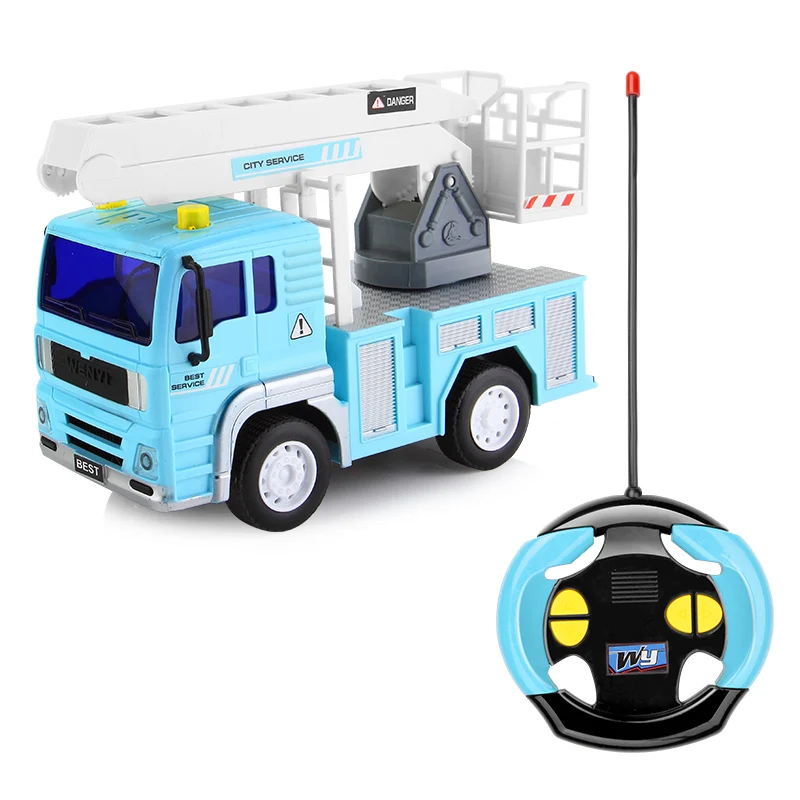 1:20 2,4G машинка на дистанционном управлении RC спасательная пожарная машина грузовик игрушки и двигатель грузовик игрушки для детей Мальчики подарок на Рождество и день рождения - Цвет: Overhead working car