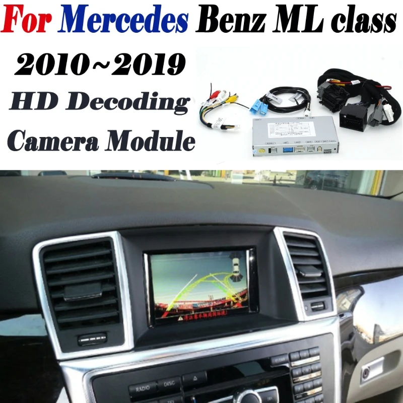 

Front Rear Camera For Mercedes Benz ML class 2010~2019 Adapter Original Screen Display Update System Parking Digital Decoder