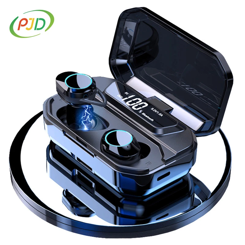 TWS G02 Bluetooth Earphones V5 0 Wireless Earphone 9D Stereo Music IPX7 Waterproof Earbuds for xiaomi iphone Drop Shipping