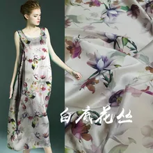 108 см струйный шелк стрейч атласная ткань новая летняя 19 мм рубашка платье стрейч шелковая атласная ткань оптом шелковая ткань