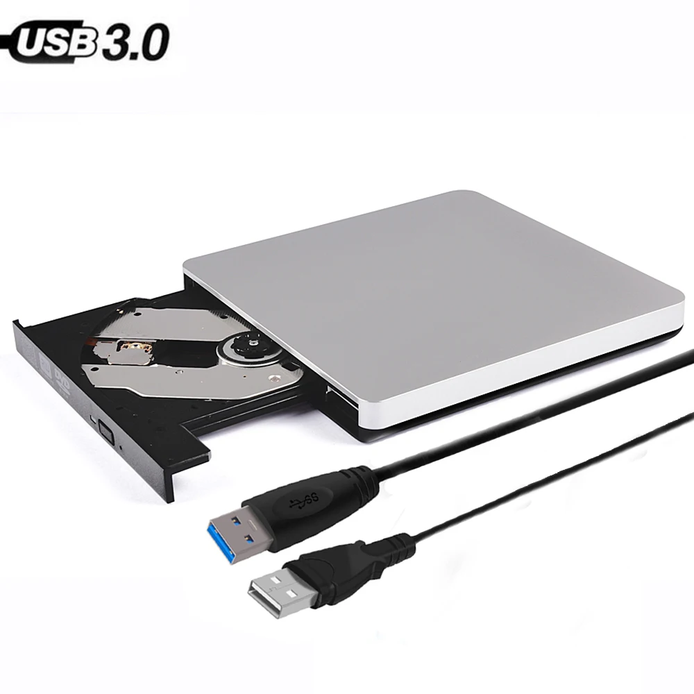 Ультра тонкий внешний USB 3 0 высокоскоростной CD RW DVD супер Драйв проигрыватель