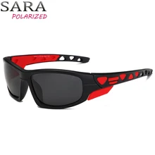 New Fashion Sport Sunglasses Men Polarized UV400 Protection Black Driving Fishing Eyewear Male Sun Glasses Oculos