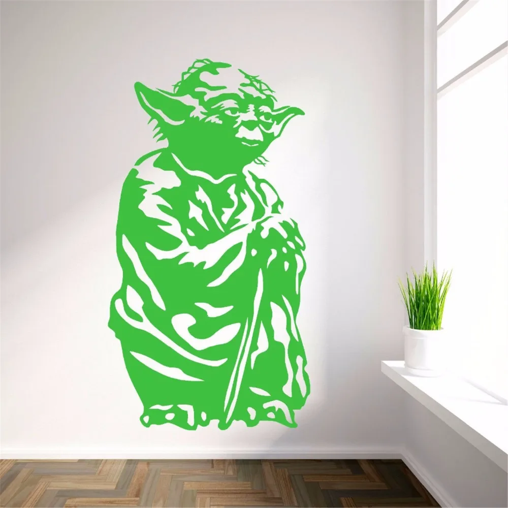 Removable Home Decoratin Decal YODA STAR WARS NEW Vinyl Wall Art