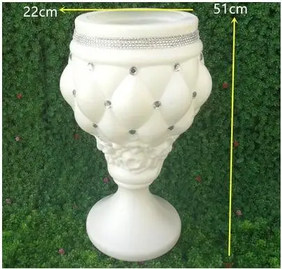 Новая свадебная римская колонна, ваза Золотая чашка дорога водит новое открытие Цветочная корзина направляющая цветок Шелковый цветок свадебные аксессуары - Цвет: 4pcs