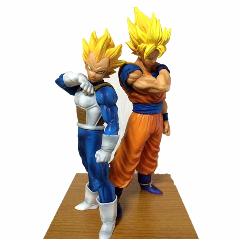 

19~21cm Anime Dragon Ball Goku and Vegeta PVC Figure Collectible Model Toy