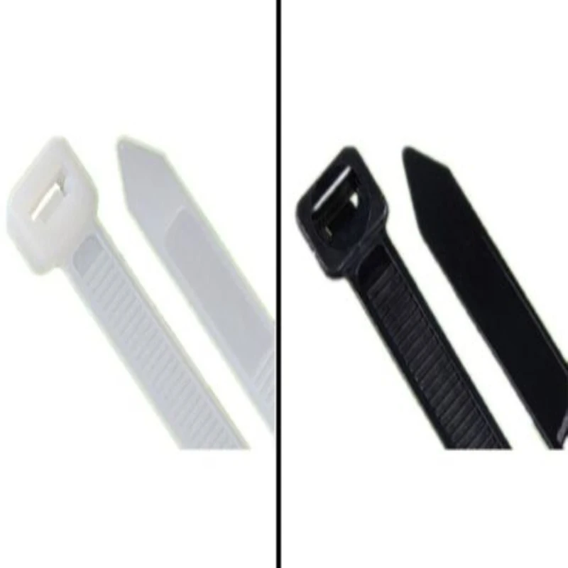 5mm 200mm Self-Locking Cable Ties Nylon Plastic Wire Zip Tie Cord Strap 500pcs black