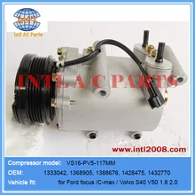 Прокрутки cvc 3m5m19d629rw 3m5n19d629rn 6m4a19d629ab 3m5h-19d629-cf 3m5h19497ba 1333042 авто ac компрессор для Ford Focus volvo