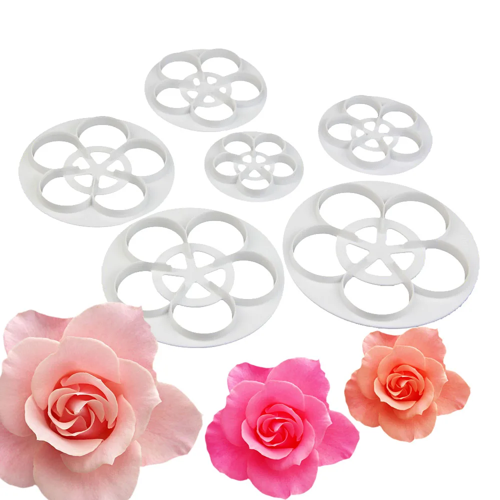6PCS Fondant Cake Decorating Tools Ferramentas Bolo DIY ...