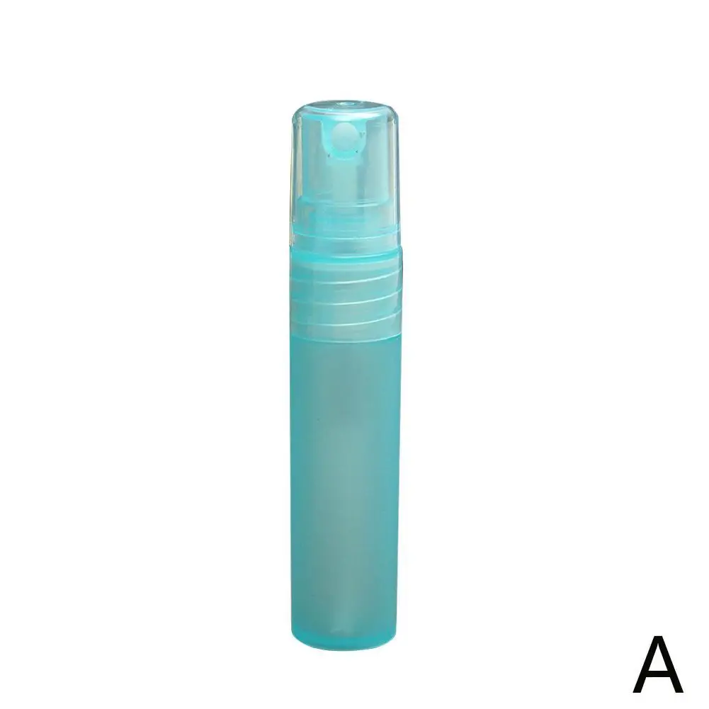 1pcs Refillable Bottles Mini Plastic Transparent Small Empty Spray Bottle For Make Up And Skin Care Refillable Bottle Travel use - Цвет: Green