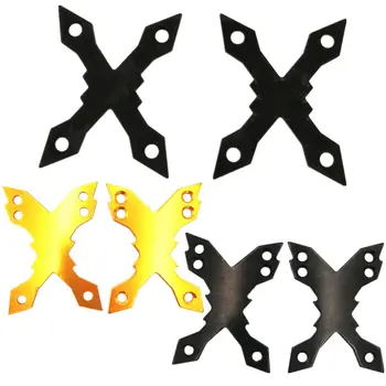 

2PCS Longboard Skateboard Protection Pads Aluminium alloy pad for Skate Board Deck to make the screws do not move Sagging