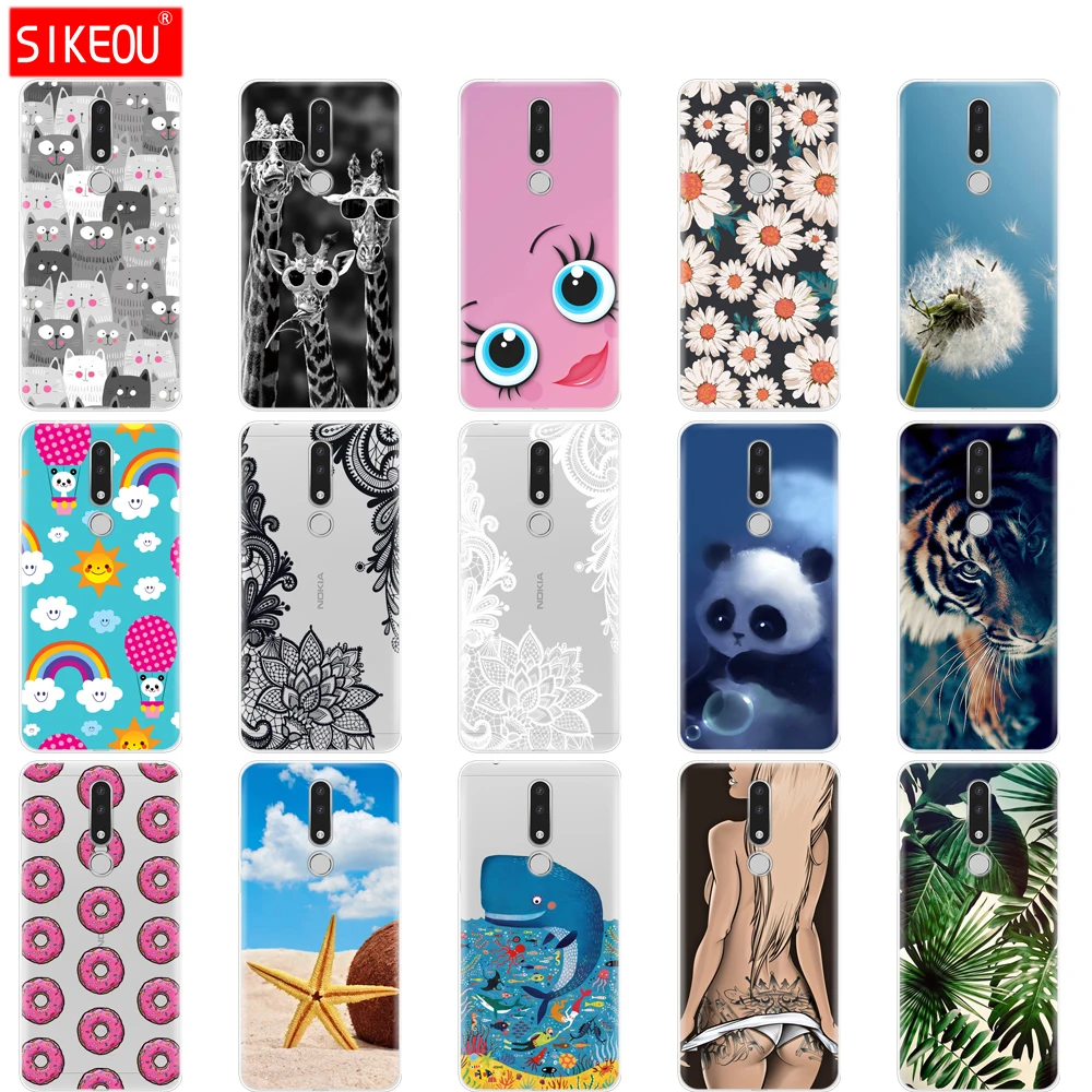 

Phone Case For Nokia 3.1 Plus Case Cover Cute Cartoon Silicon Soft Back Cover Nokia3.1 For Nokia 3.1 Plus 2018 Case Bag
