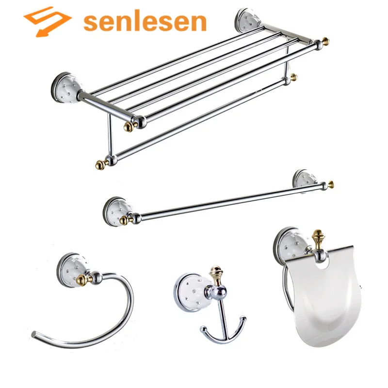 Wholesale And Retail Bathroom Hardware Sets Crystal Brass Soap Dishes