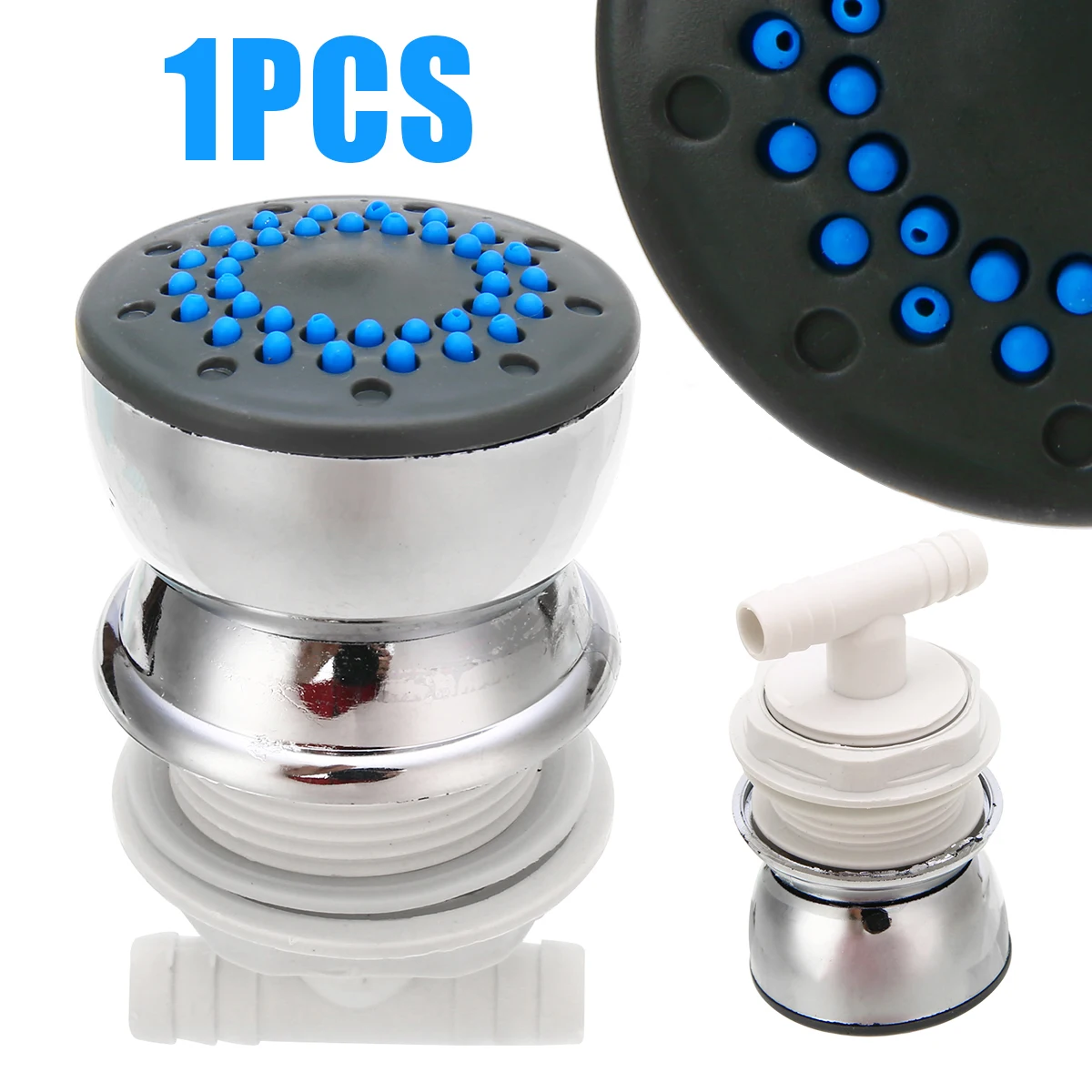 1pc Bathroom Shower Head Hydromassage Massage Shower Heads Water Saving Sprayer Head Body Relax