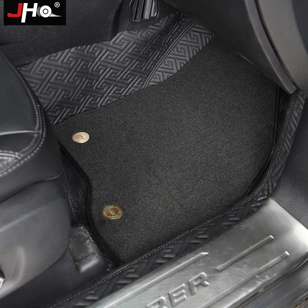 JHO двухслойные автомобильные коврики для- Ford Explorer аксессуары для стайлинга автомобилей 360 роскошный объемный ковер