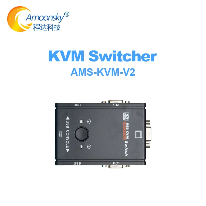 KVM-V2 USB KVM Switch Switcher 2 Port VGA SVGA Box 2.0 Mouse Keyboard 1920*1440 | Электроника