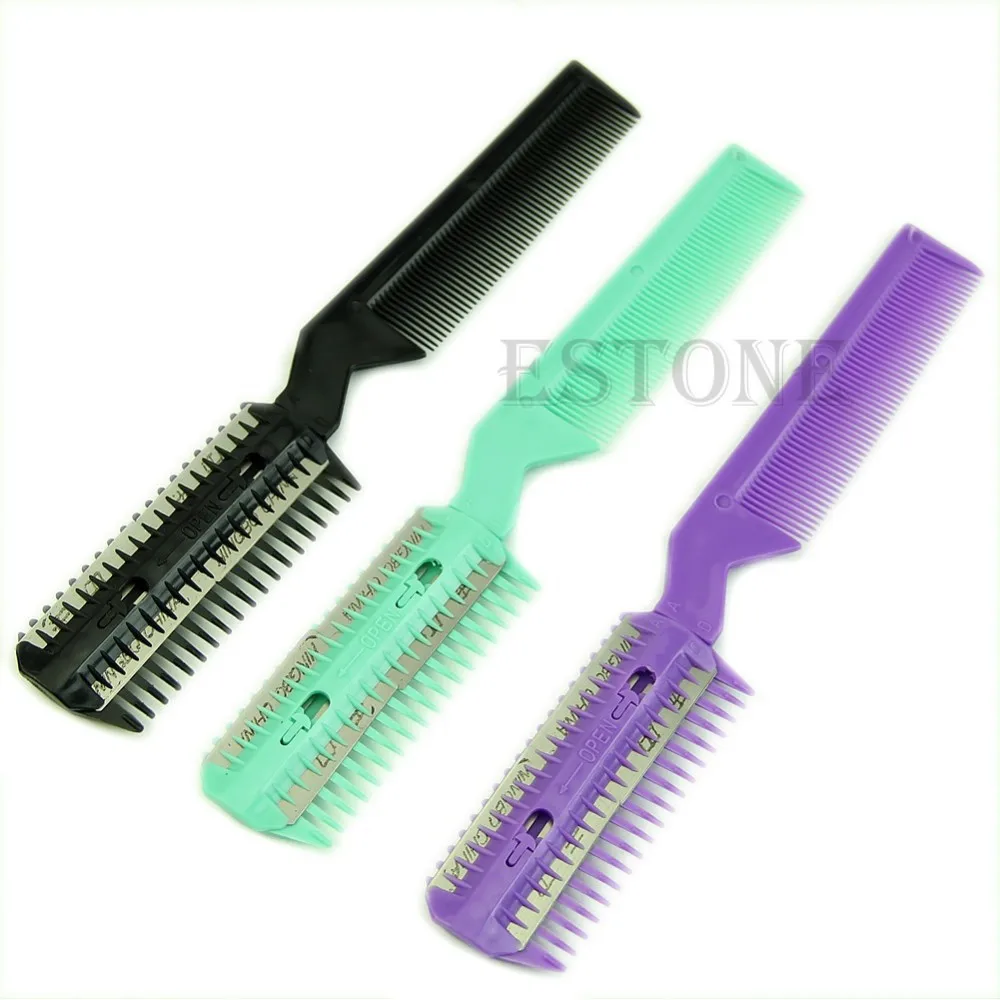 Diy Hair Razor Comb Hairdressing Thinning Trimmer Punk Home