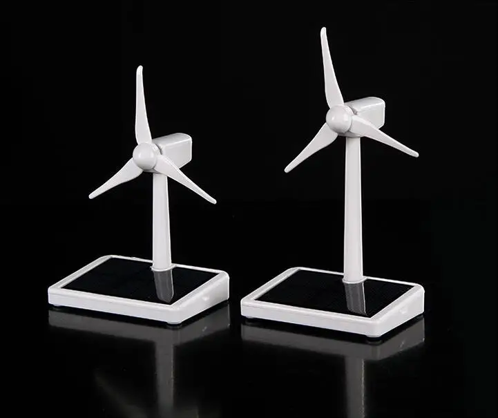 Мини-генератор ветряной турбины, модель солнечной энергии, ветряная мельница, обучающая модель DIY, ветро-Солнечный сборочный комплект, украшение для рабочего стола автомобиля