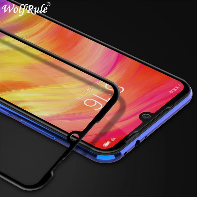

Full Cover Glass Redmi Note 7 Tempered Glass Xiaomi Redmi Note 7 Screen Protector Full Glue Black Film For Xiaomi Redmi Note 7