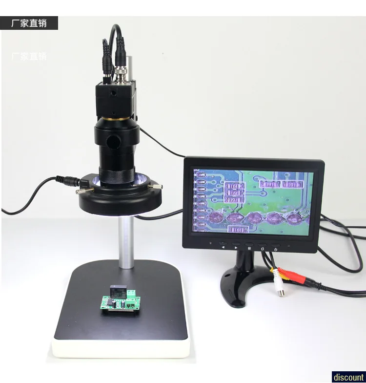  TBK-10A HD 180X Professional Microscope Electronic Display Amplification Magnifier for Iphone BGA C