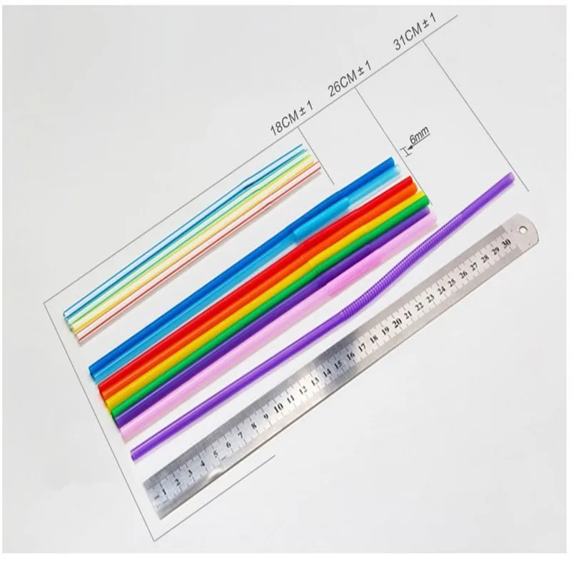 50 шт одноразовые соломинки гибкие для сока для питья 26 см безопасные экологически чистые для дома вечерние для бара Новинка