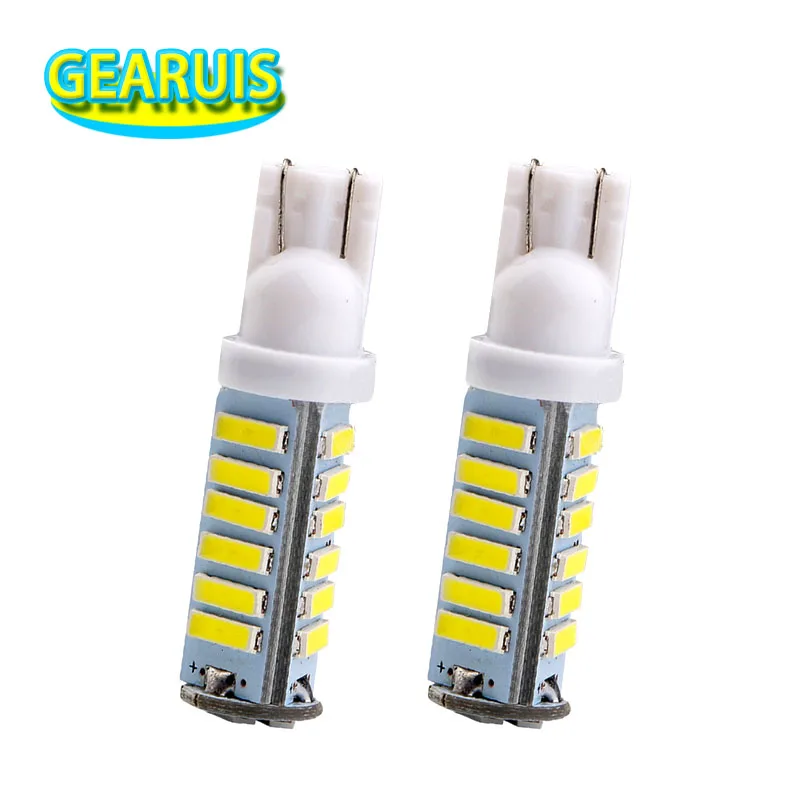 Супер Яркий длинный T10 W5W 20 SMD 7020 светодиодный светильник ксеноновый белый 7014
