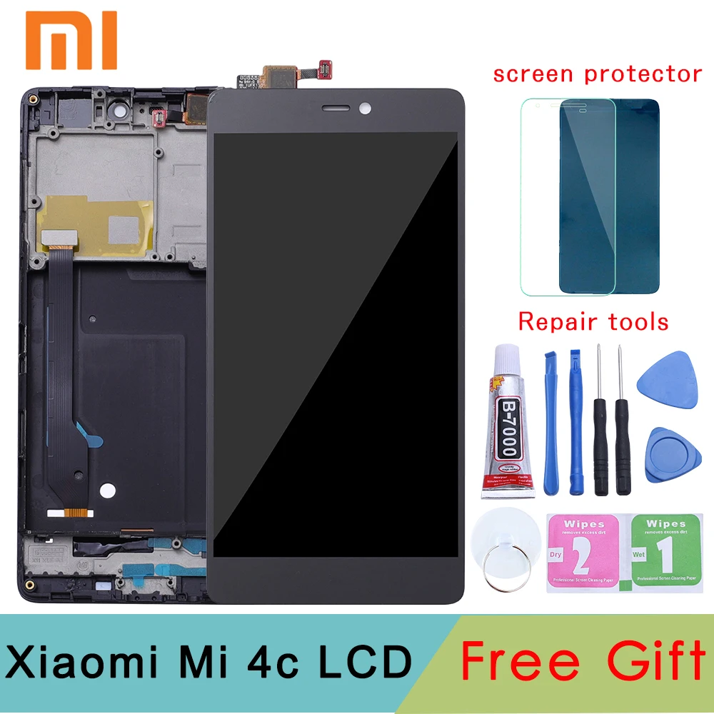 ЖК дисплей Xiaomi Mi4c + сенсорный экран новый дигитайзер стеклянная панель в сборе
