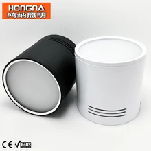 7 Вт/9 Вт/12 Вт/18 Вт Поверхностного Монтажа СВЕТОДИОДНЫЕ Светильники AC110V-220V СВЕТОДИОДНЫЕ Светильники С Белым/черный/Серебристый Цвет Корпуса