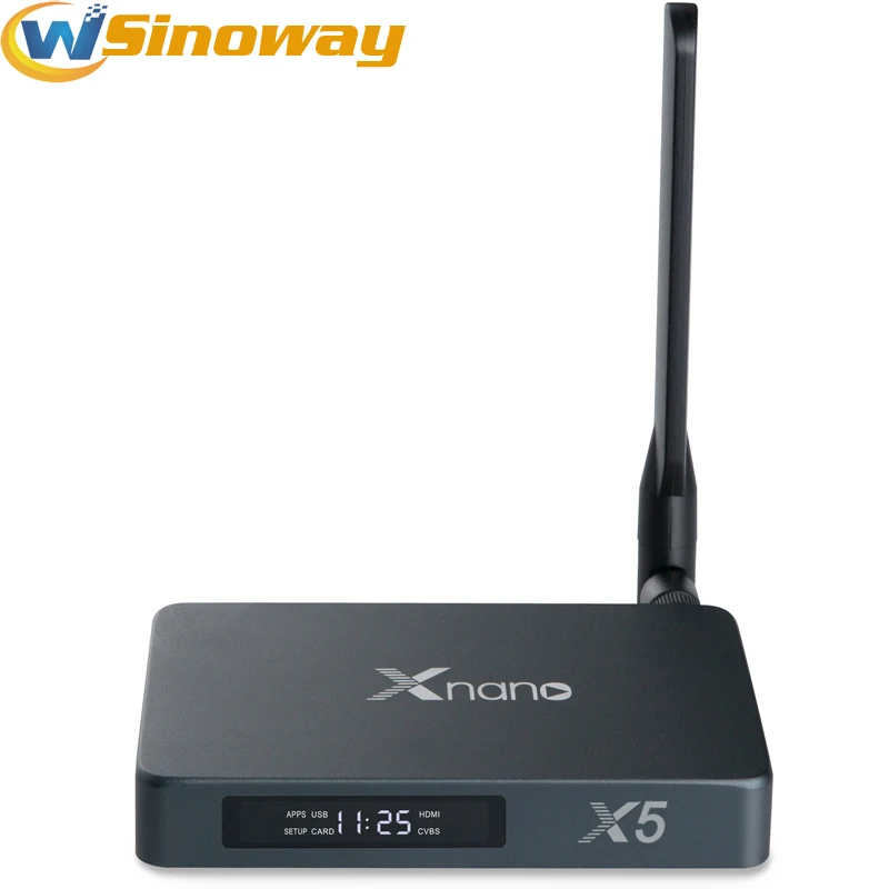 

2pcs Android Box Xnano X5 Realtek RTD1295 ARM-T820 1000M Internet Record IPTV Set Top Box X5 Support TF CARD Smart Media Player