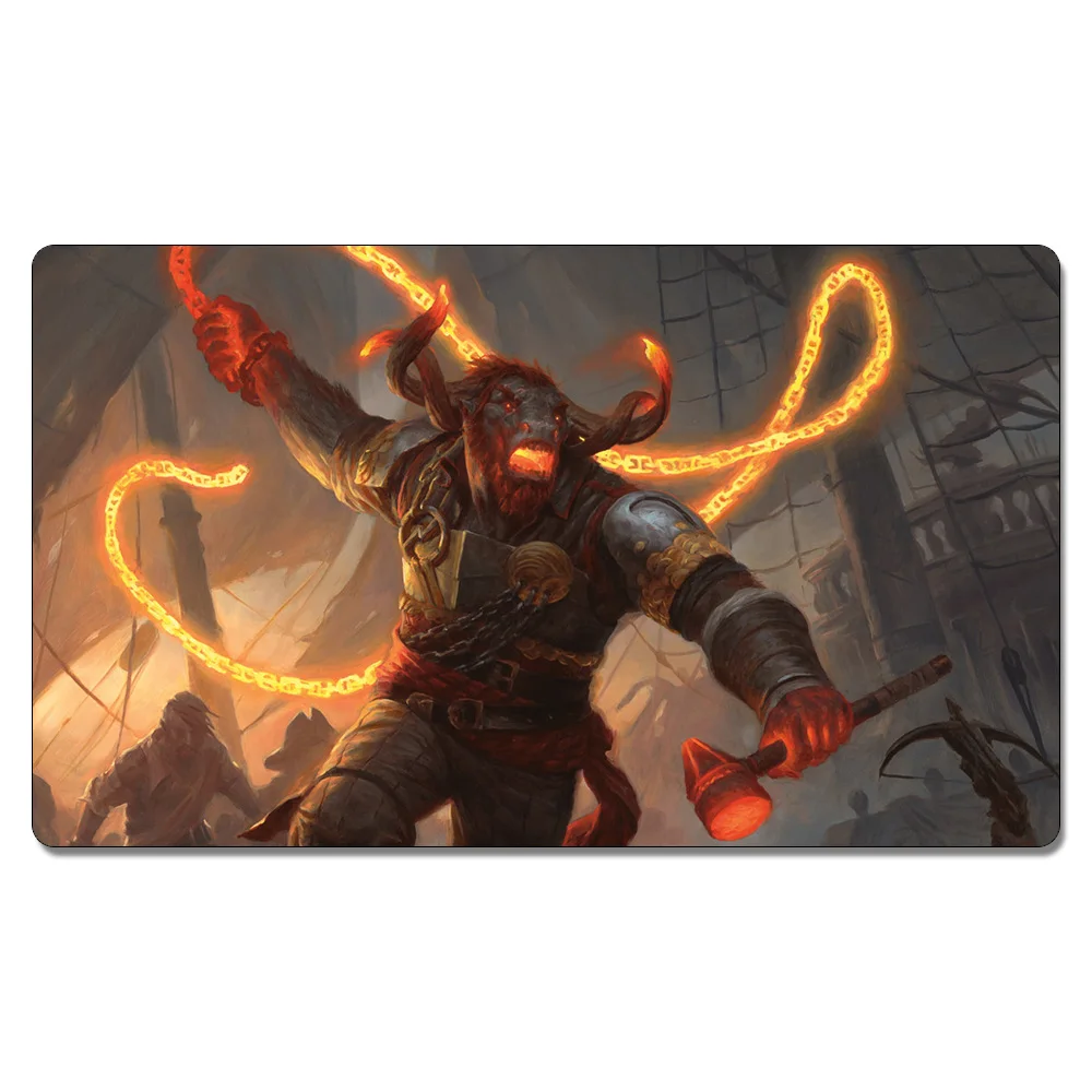 Angrath Minotaur Pirate Playmat Magical Board Games Play Mat,Custom