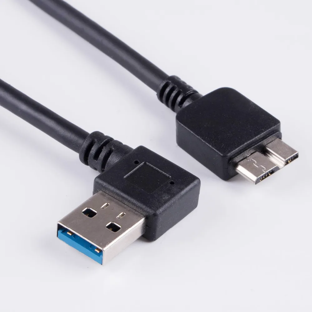ShineBear 90 Degree USB3.0 Data Charging Cable A Male to Micro B Male Cable USB 3.0 Cable Adapter Right Angle for HDD Case Up Down Cable Length: Down ShineBear 90 Degree USB3.0 Data Charging Cable A Male to Micro B Male Cable USB 3.0 Cable Adapter Right Angle for HDD Case Up Down Cable Length: Down
