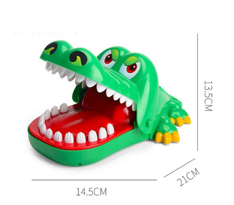 Детские игрушки большой Размеры 21 см крокодила кусать пальца игры Crocodils Рот стоматолог Tricky игрушки Семья игры реакции игры игрушки малыш