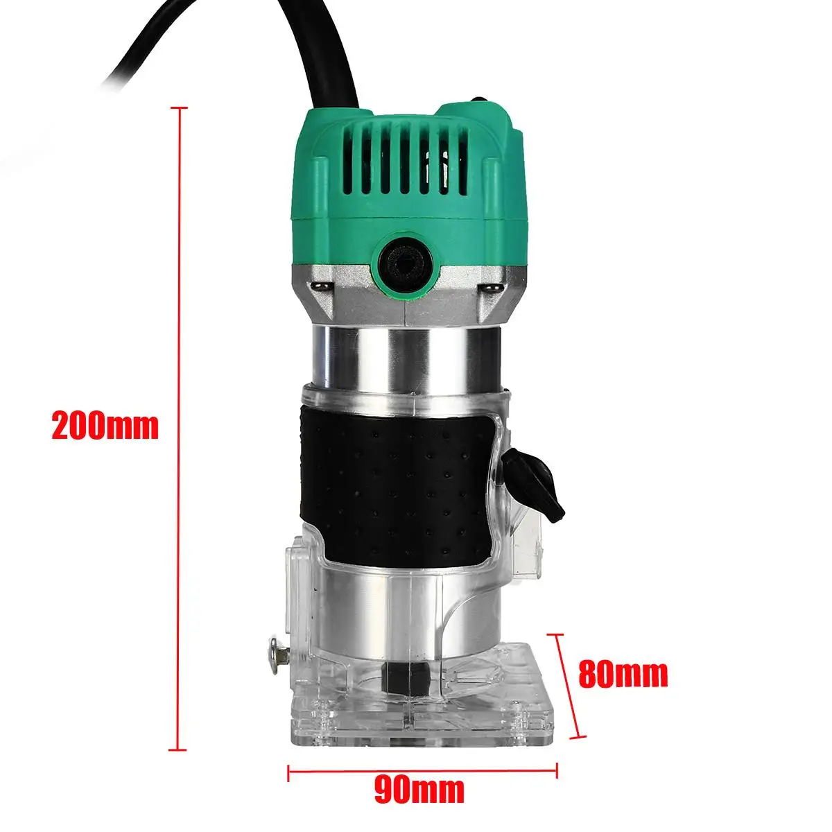 3000W/3300W Wood Electric Hand Trimmer 30000rpm Woodworking Milling Engraving Slotting Trimming Hand Carving Machine Wood Router