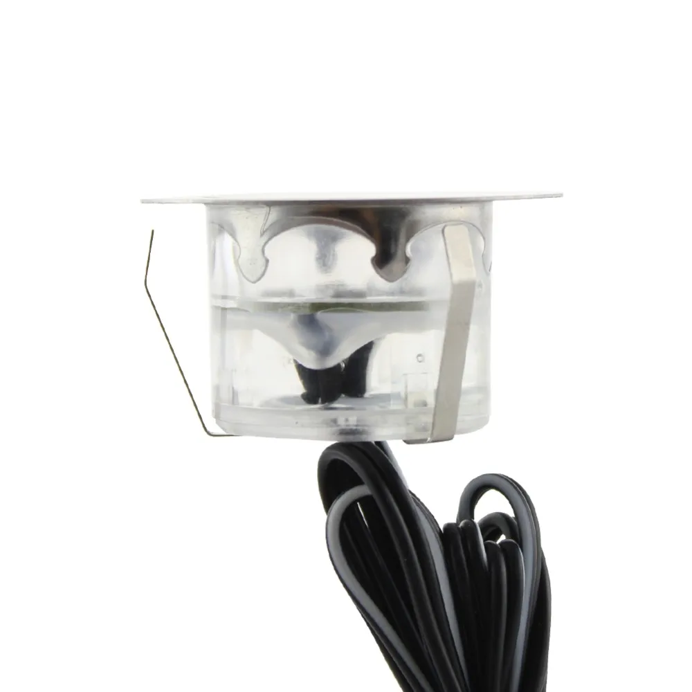 Нержавеющая сталь 1 Вт DC12V Светодиодные лампы для палубы IP67 SMD2835 LED садовое