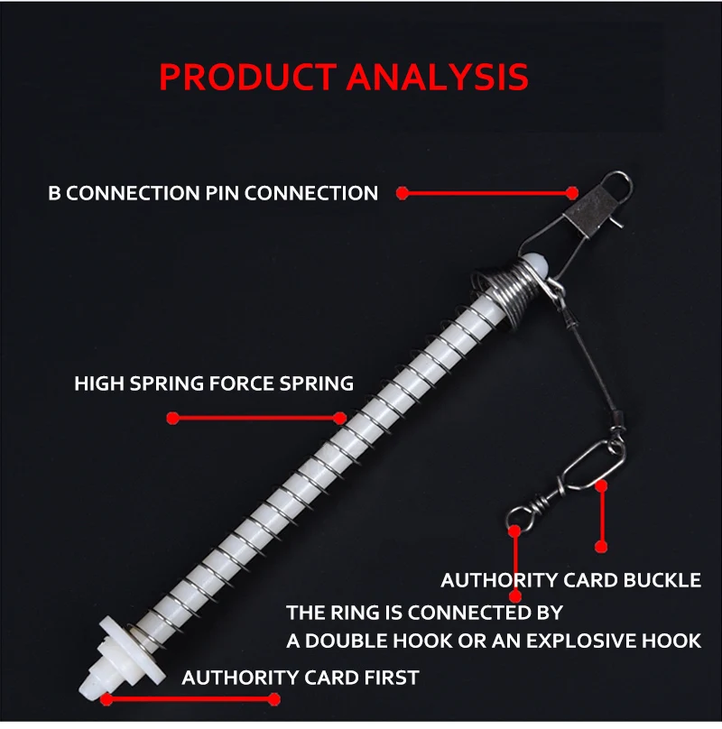 Автоматический рыболовный двойной крючок, взрывной крючок, удобные рыболовные снасти, рыболовные снасти